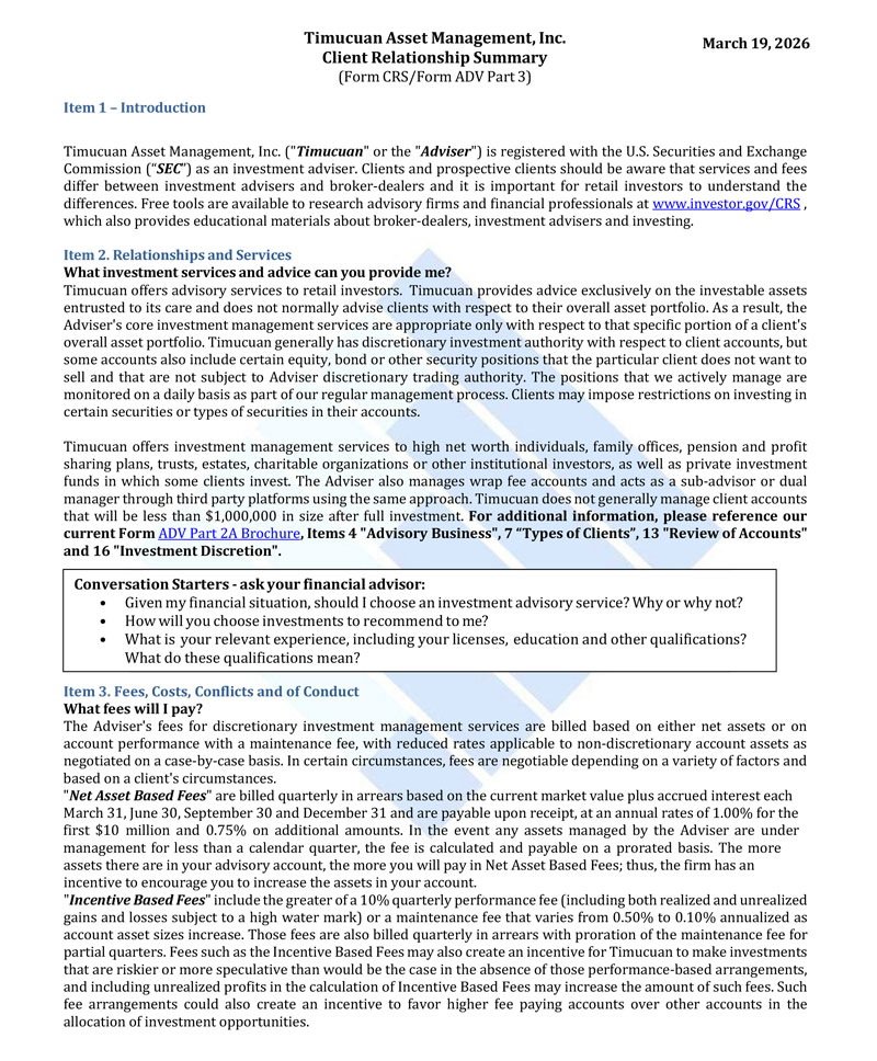 Cover photo of Timucuan CRS